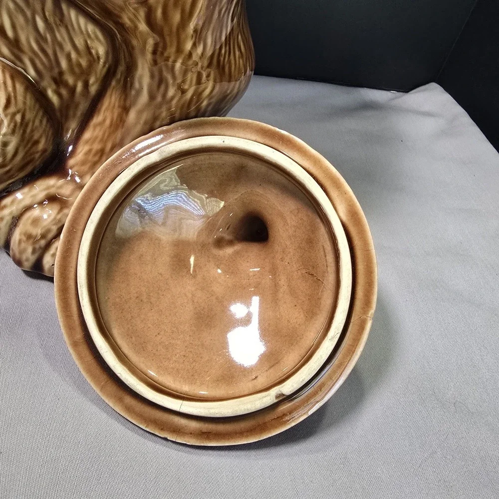 Vintage 1970s McCoy USA 0272 Hound Dog PUPPY CookieJar/Dog Treats Jar
